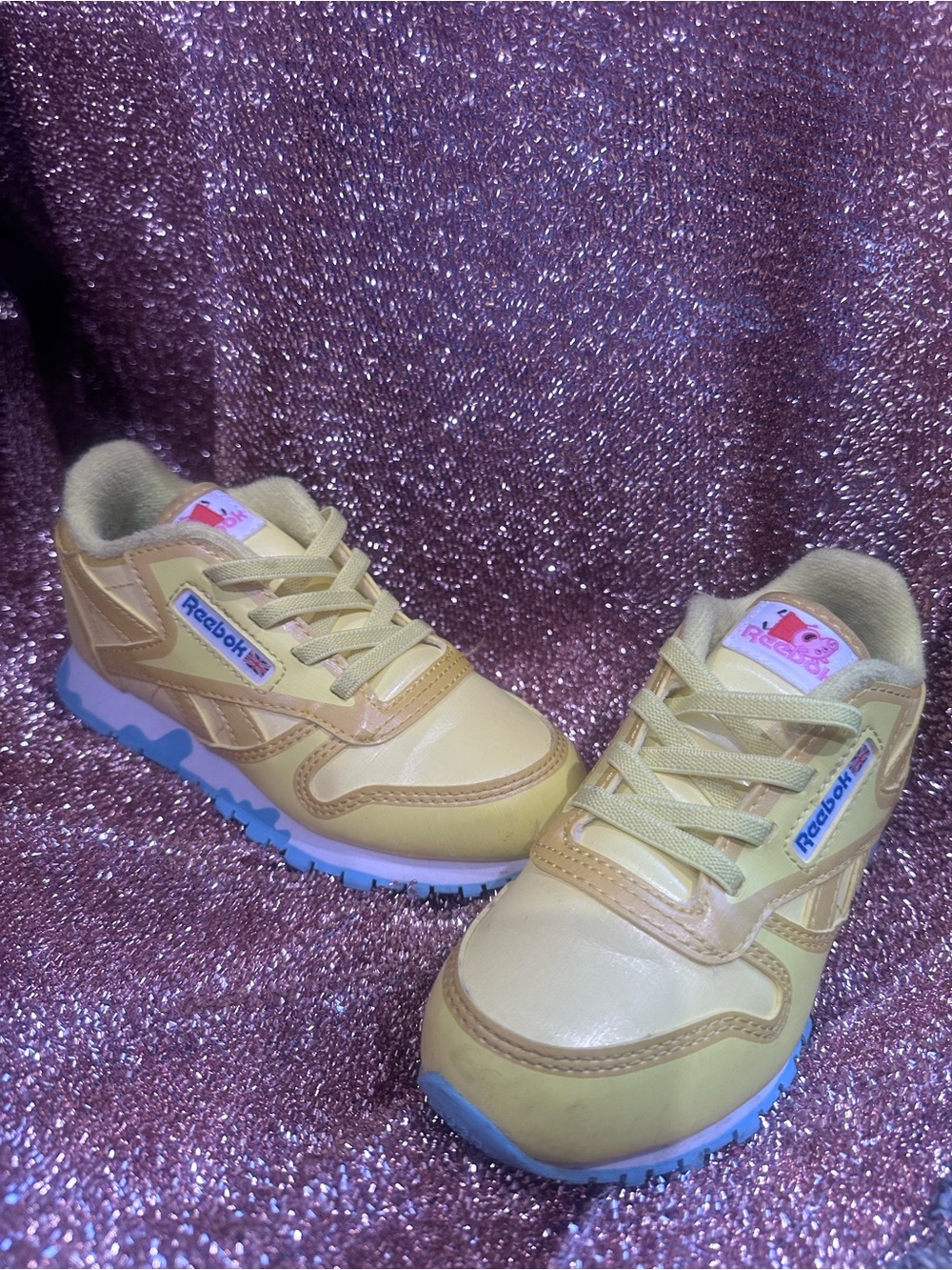 Reebok Peppa Pig Kids' Yellow Casual Sneakers